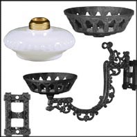 Bracket Lamp Parts for Iron and Wall Bracket Lamps