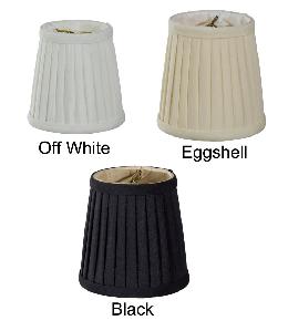  Pleated Mini Deep Drum Shade- Tissue Shantung<b><font color=red> ON SALE!</font></b>