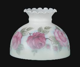 10" Hand Painted Antique Roses Lamp Shade