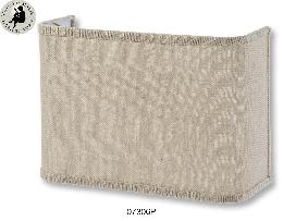 Half Lamp Shades for Sconces and Bed Side Lamps - Driftwood Color, Burlap material  ON SALE!