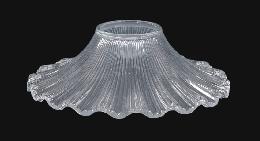 7 1/2" Clear Pressed Glass Petticoat Shade