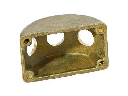 3-Arm Die Cast Brass Wall Plate Cluster Body, 1/8IP Slip, Unfinished 