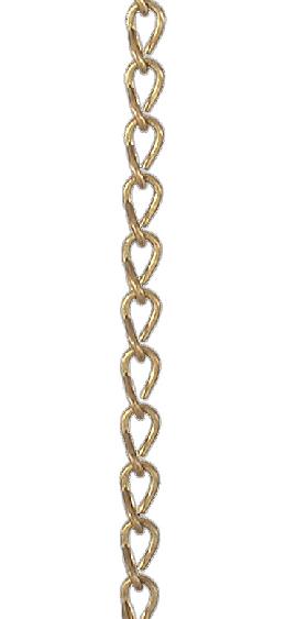 #18 Brass Double Jack Chain