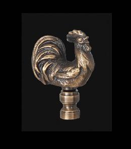 Rooster Design Lamp Finial