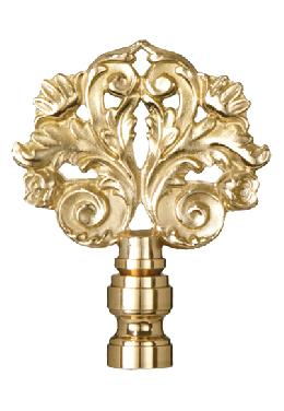 Flower and Leaf Lamp Finial
