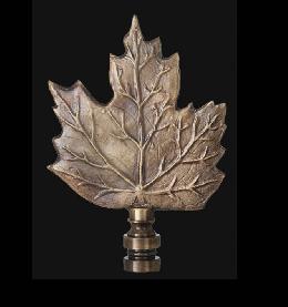 Maple Leaf Lamp Finial