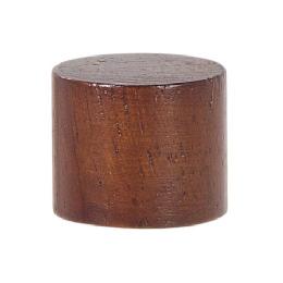 Small Wooden Drum Style Lamp Finial, 7/8" ht.