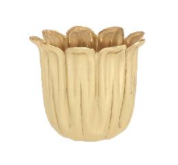 Stamped Brass Candle Cup, 1 1/2" ht.