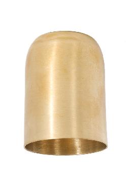 2.46" Tall Unfinished Brass Lamp Socket Cup, 1/8IP