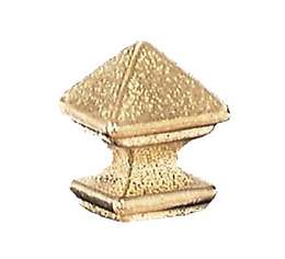 1" ht., Brass Mission Style Finial, Tap 1/8F