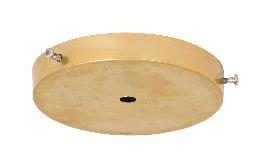 4 7/8" Dia. Side Mount Unfinished Brass Canopy, Interior Hardware