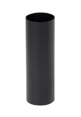 Seamless Satin Black Steel Standard Size Candle Cover, Choice of Height