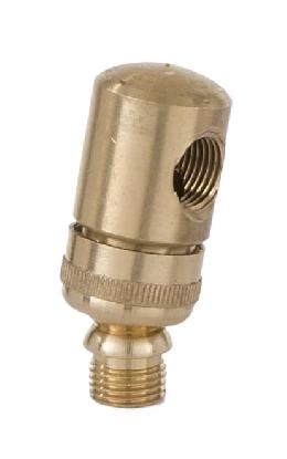 Brass Side Swivel for Lamps and Fixtures, <br>1/8M X 1/8F