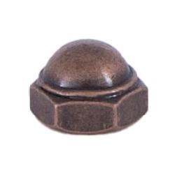 Antique Brass Cap Nut 8/32