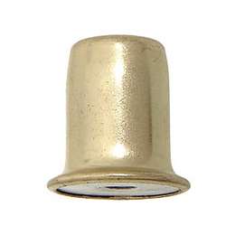 1" ht., Brass Plated & Lacq. Finial, 1/4-27F