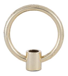 Large 2 Inch Cast Loop with Brass Plating