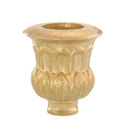 Cast Brass Candle Cup, 1 3/4" ht.