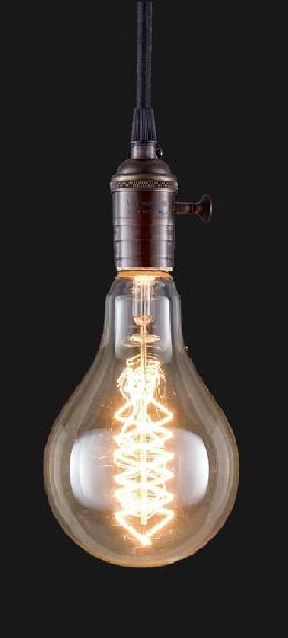 Oversized, Vintage Style A110 Antique Light Bulb