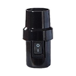 Medium Base (E26) Rocker Switch Black Phenolic Lamp Socket