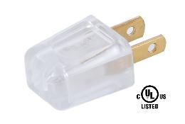 Clear Polarized Quick Connect Lamp Plugs