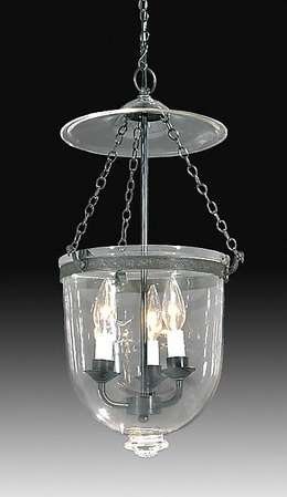 19th Century Hall Lantern With Clear Glass Dome <br><FONT COLOR=FF0000>Save Up To 41% And More!</FONT>