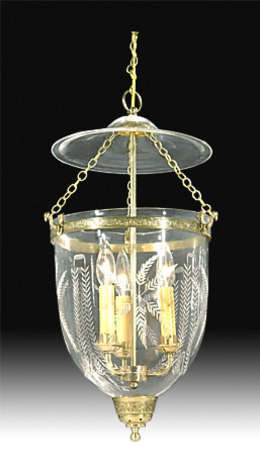 19th Century Hall Lantern with Laurel Swags Design <br><FONT COLOR=FF0000>Save 48%!</FONT> 