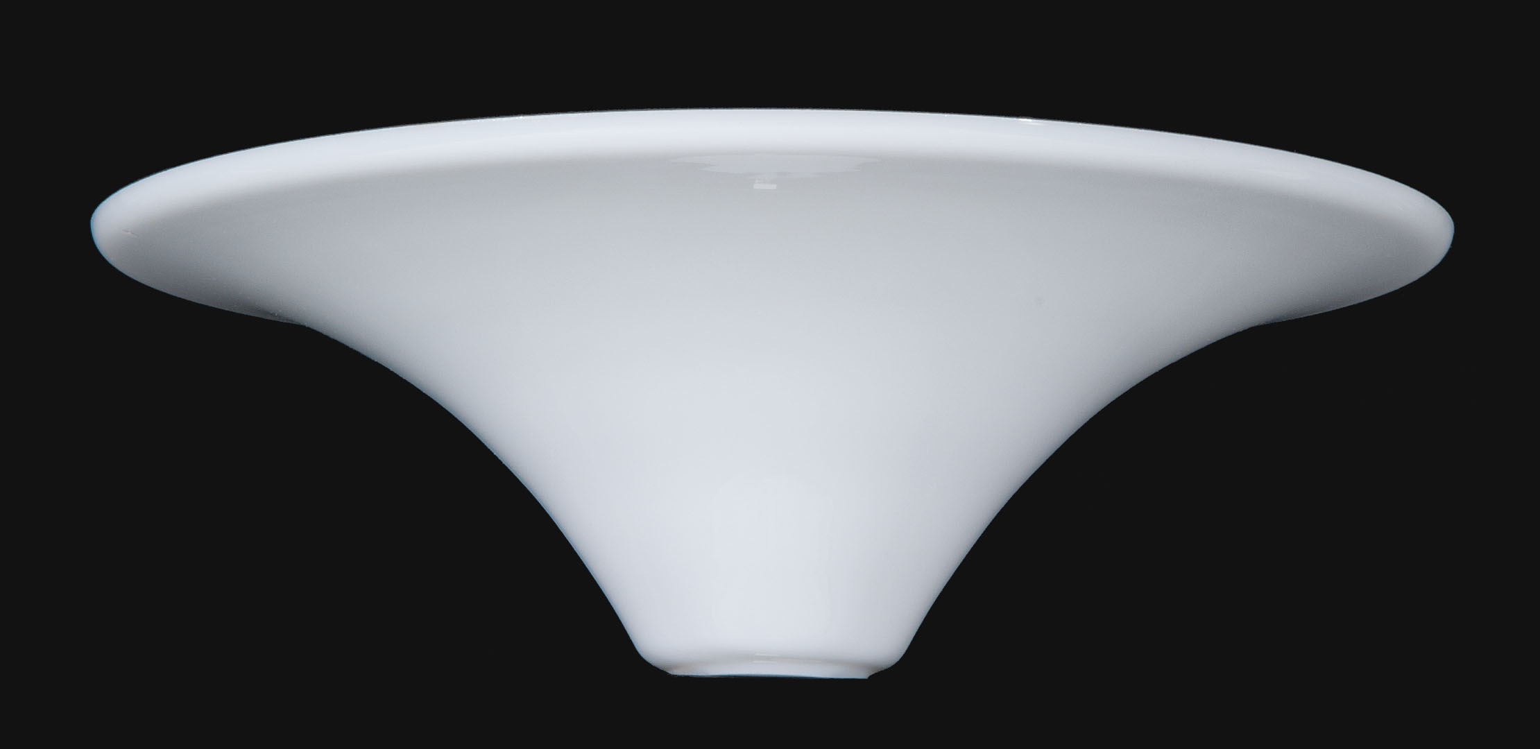 Stiffel Style Opal Glass Torchiere Lamp Shade 09086 B&P