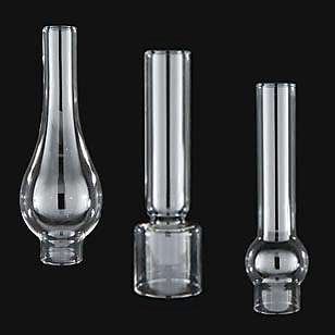 Clear Glass Chimney 3 inch tube cylinder oil lamp fits #2 and #3 oil lamp burner