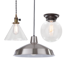 Industrial & Mid-Century Modern Lamp Parts & Lighting