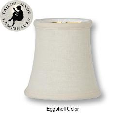 Eggshell Chandelier Shades Mini Bell- Fine Linen