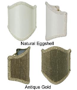100% Pure Silk, Eggshell Color Shield Shade