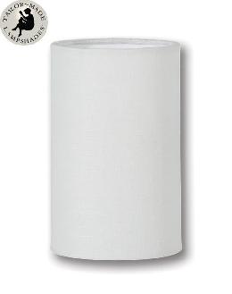 Off-White Linen Cylinder style Chandelier Hardback Shade