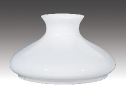 10" Clear Over Opal Glass Tam-O-Shanter Lamp Shade