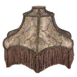 Mocha Brown Floor Lamp Victorian Style Shades <b><font color=red> ON SALE!</font></b>