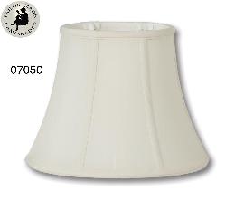 Eggshell Oval Bell Table and Floor Lamp Shades