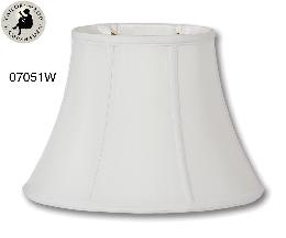 Off White Oval Bell Table and Floor Lamp Shades