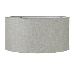 Natural Linen Mid-Century Shallow Drum Hardback Shade<br><b><font color=red> ON SALE!</font></b>