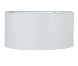 White Mid-Century Shallow Drum Hardback Shade<br><b><font color=red> ON SALE!</font></b>