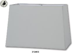Dove Grey Tapered Retro Rectangle Hardback Lampshades<br><b><font color=red>ON SALE!</font></b>