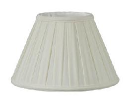Eggshell Deep Empire with Wide Box Pleat 