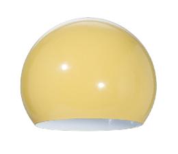 4.75" Diameter, Eyeball-Shaped Steel Lamp Shade <br>- Harvest Gold Color