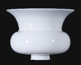 White Opal High Heat Plastic 10" X 2 7/8" Floor Table Lamp IES Reflector Shade 