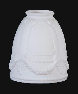 Early Style Embossed Wreath Fixture Shade