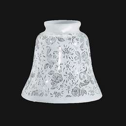 Victorian Lace Etched Fixture Shade