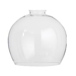 2-1/4" fitter Open Ball, Glass Pendant Shades, 7-3/16" dia., Choice of clear or clear seeded glass