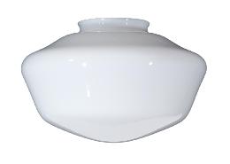 10 Inch Diameter 4 Inch Fitter Schoolhouse Clear Glass Shade, Imported 