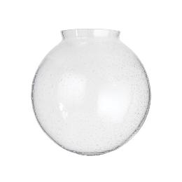 6" Dia. Seeded Clear Glass Pendant Lamp Shade, 3-1/4" lip fitter