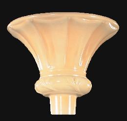 12 1/2" Embossed Nu-gold Torchiere Shade