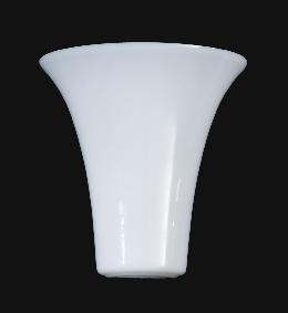 Opal Glass Tulip Shaped Torchiere Shade