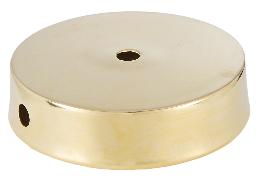 Unfinished Disc Solid Brass Lamp Base